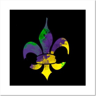 Mardi Gras Fleur de Lis Posters and Art